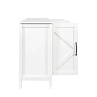 Armoire de rangement sur pied de 59 po avec 4 portes buffet