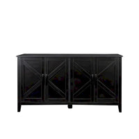 Armoire de rangement sur pied de 59 po avec 4 portes buffet