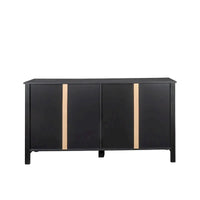 Armoire de rangement sur pied de 59 po avec 4 portes buffet