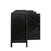Armoire de rangement sur pied de 59 po avec 4 portes buffet