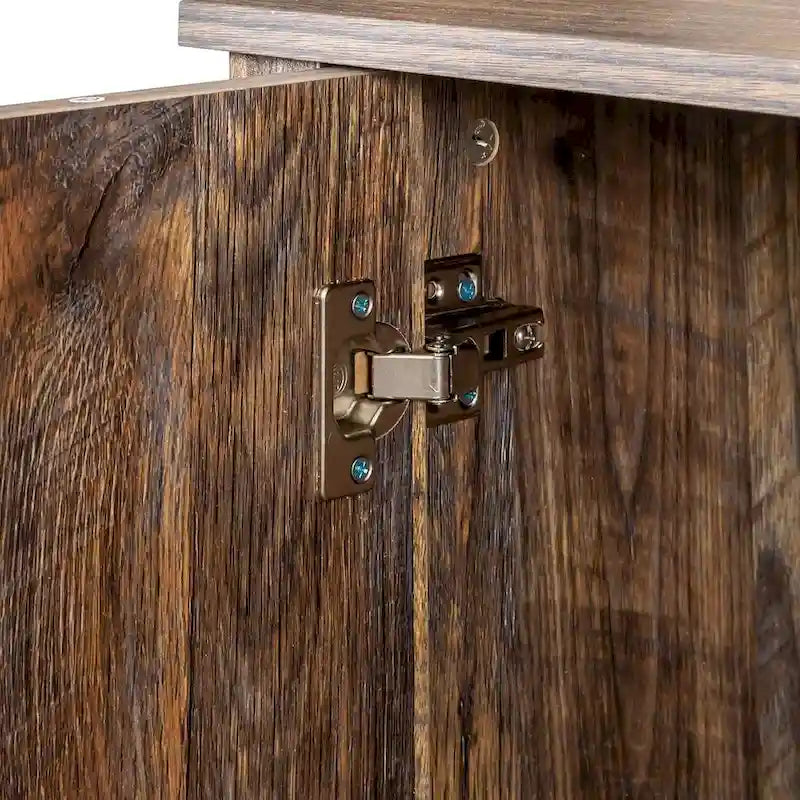 Armoire de rangement sur pied de 59 po avec 4 portes buffet
