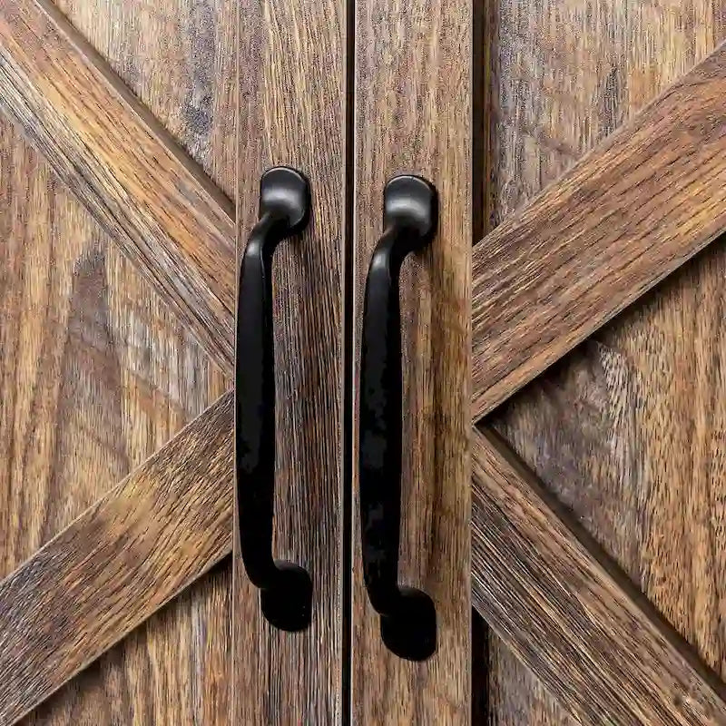 Armoire de rangement sur pied de 59 po avec 4 portes buffet