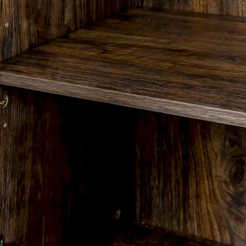 Armoire de rangement sur pied de 59 po avec 4 portes buffet