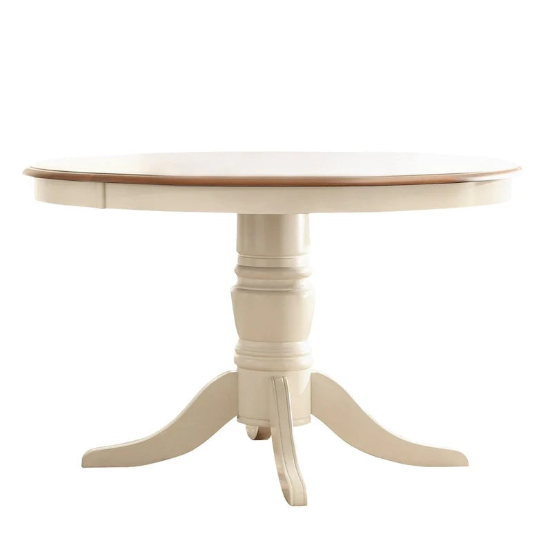 Table à manger bicolore antique champêtre Mackenzie par iNSPIRE Q Classic