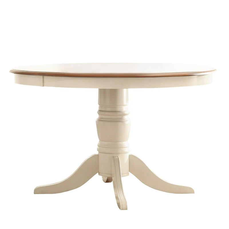 Table à manger bicolore antique champêtre Mackenzie par iNSPIRE Q Classic