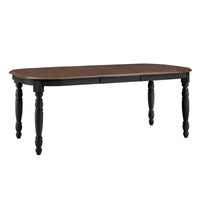 Table à manger bicolore antique champêtre Mackenzie par iNSPIRE Q Classic