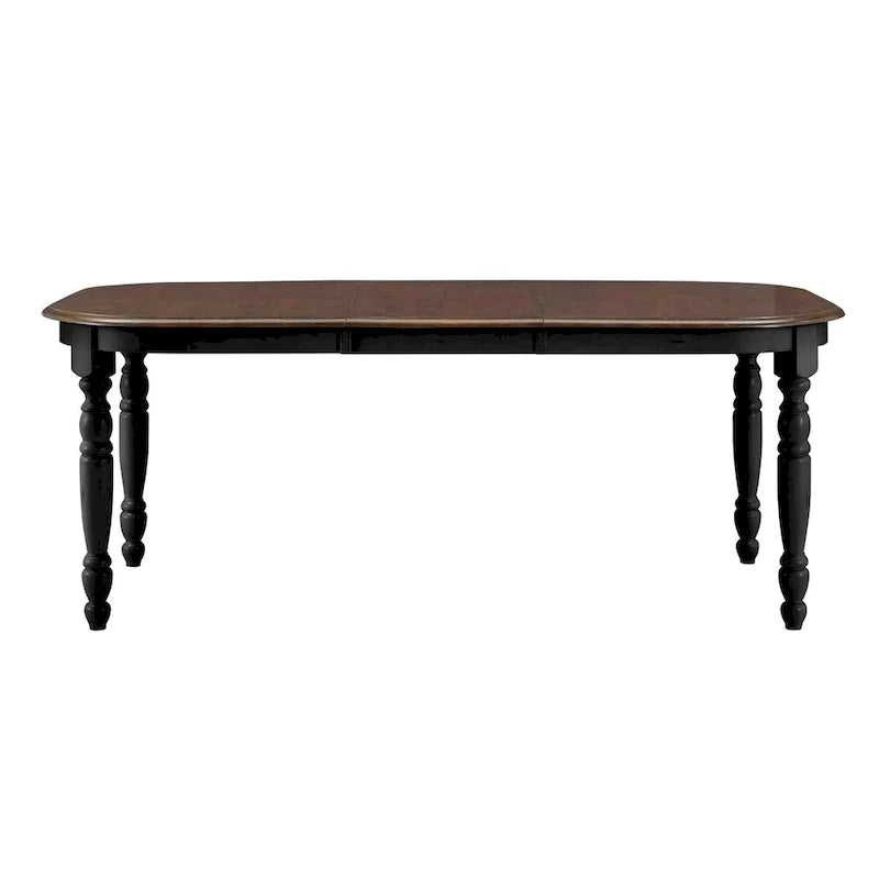 Table à manger bicolore antique champêtre Mackenzie par iNSPIRE Q Classic
