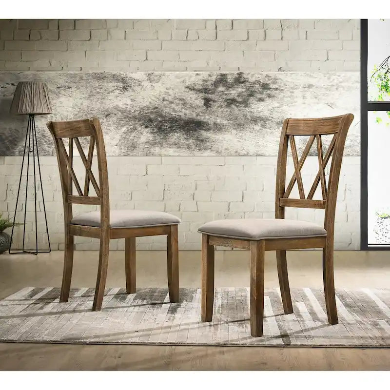 Ensemble de 2 chaises de salle à manger rembourrées