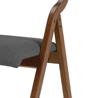 Chaises de salle à manger pliantes rembourrées, lot de 2