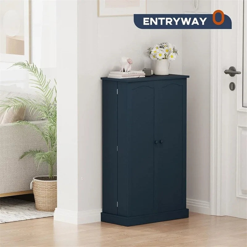 Meuble de rangement avec portes et étagères réglables - 30,5P x 60L x 104H