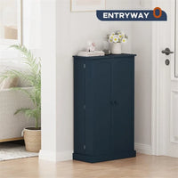 Meuble de rangement avec portes et étagères réglables - 30,5P x 60L x 104H