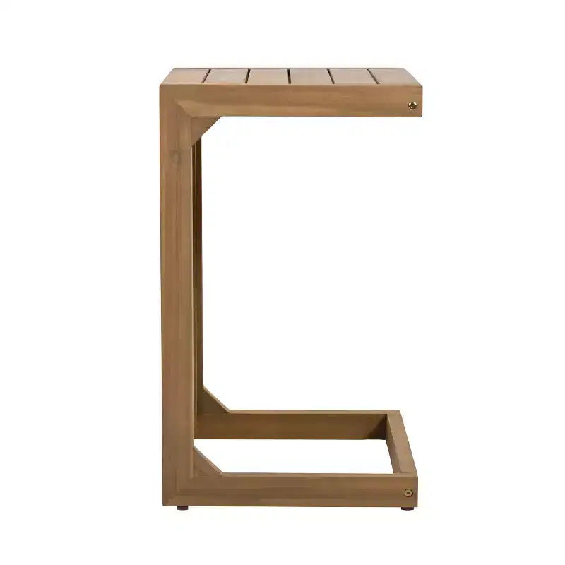Table d'appoint en acacia en forme de C Grein de Christopher Knight Home