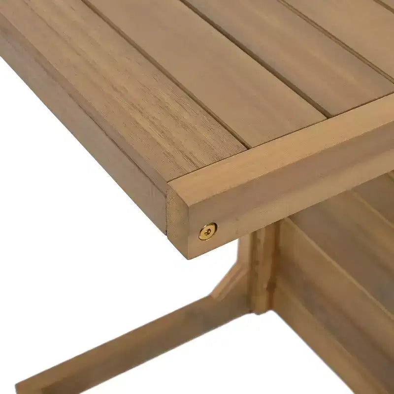 Table d'appoint en acacia en forme de C Grein de Christopher Knight Home