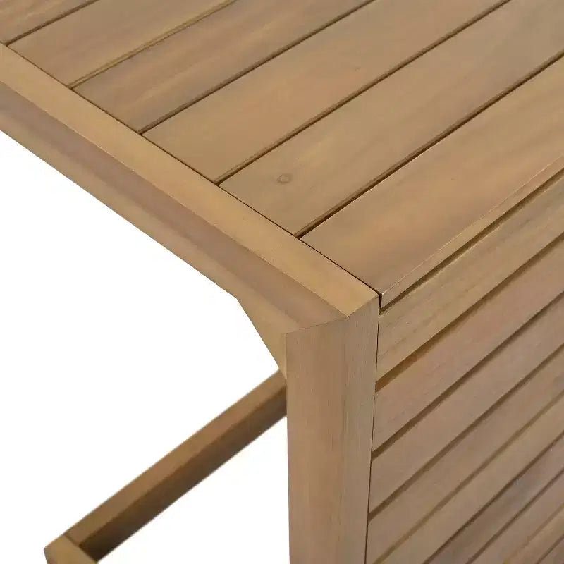 Table d'appoint en acacia en forme de C Grein de Christopher Knight Home