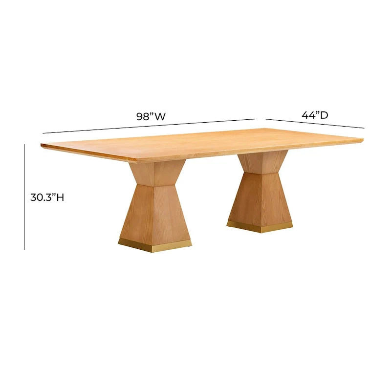 Table à manger rectangulaire Nolan