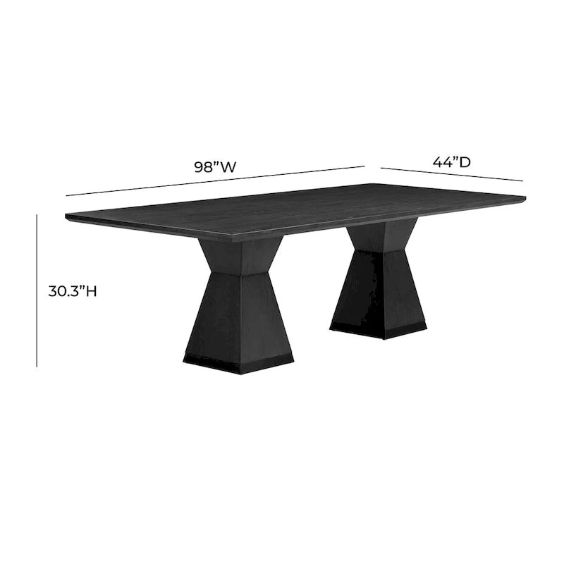Table à manger rectangulaire Nolan