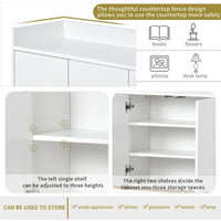 Buffet de salle à manger avec grand espace de rangement - 60L x 15.7W x 33.8H