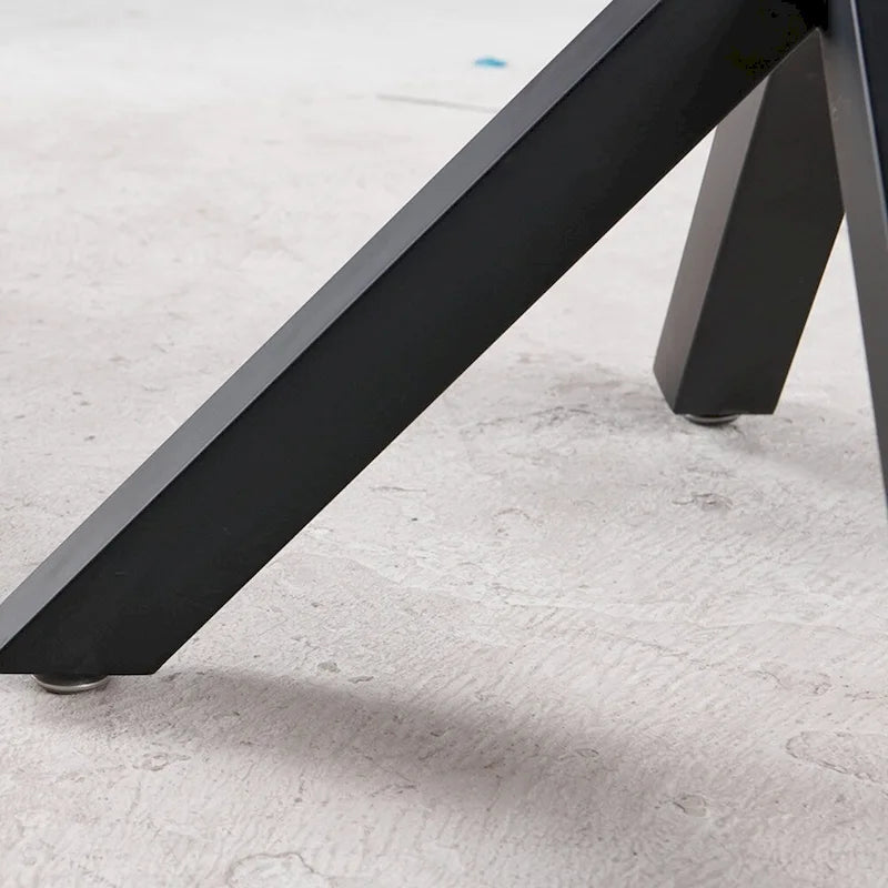 Table à manger ronde milieu de siècle pour 4 à 6 personnes avec base à pied