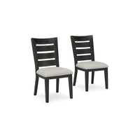 Signature Design by Ashley Galliden - Chaise de salle à manger - 19,75 L x 25 P x 38,5 H