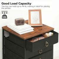 Classeur commode à 5 tiroirs - 15.7P x 15.7L x 25.7H