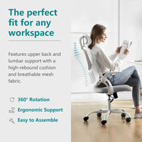 Chaise de bureau, chaise pivotante confortable à dossier haut, roulettes, appuie-tête réglable