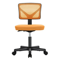 Chaise de bureau confortable rembourrée en cuir PU, chaise de bureau à domicile avec accoudoirs et pivot réglable