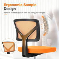 Chaise de bureau confortable rembourrée en cuir PU, chaise de bureau à domicile avec accoudoirs et pivot réglable