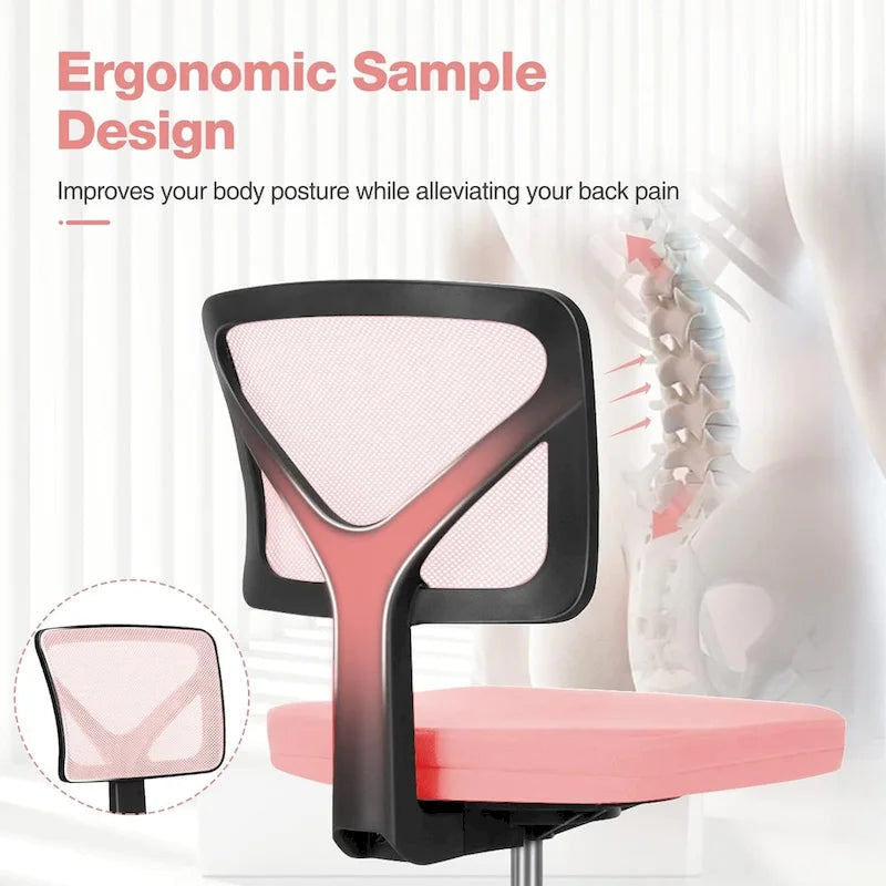Chaise de bureau confortable rembourrée en cuir PU, chaise de bureau à domicile avec accoudoirs et pivot réglable