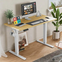Bureau debout électrique à hauteur réglable, bureau informatique ergonomique assis-debout, 55 x 24
