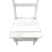 Chaise de bibliothèque pliante Carolina Living - Blanc antique