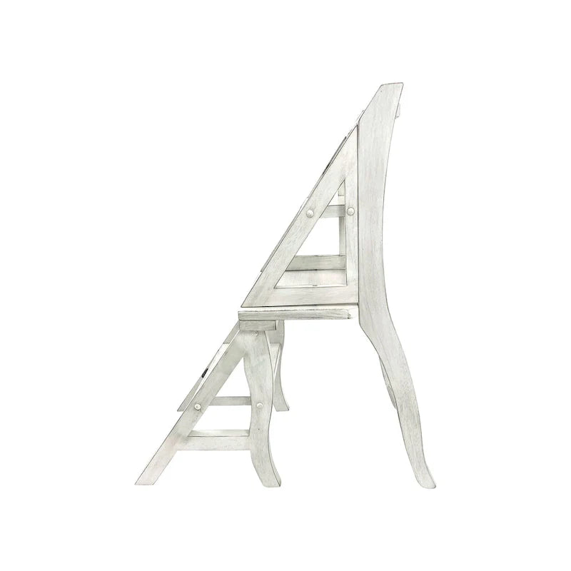 Chaise de bibliothèque pliante Carolina Living - Blanc antique