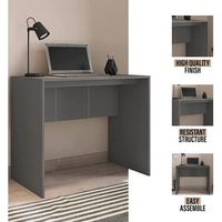 Bureau d'ordinateur moderne 89 cm de large Meuble de bureau pour petits espaces Design minimaliste Table d'étude compacte pour PC et ordinateur portable