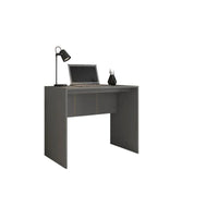 Bureau d'ordinateur moderne 89 cm de large Meuble de bureau pour petits espaces Design minimaliste Table d'étude compacte pour PC et ordinateur portable