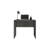 Bureau d'ordinateur moderne 89 cm de large Meuble de bureau pour petits espaces Design minimaliste Table d'étude compacte pour PC et ordinateur portable