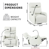Petit Fauteuil Inclinable Pivotant à Bascule Moderne