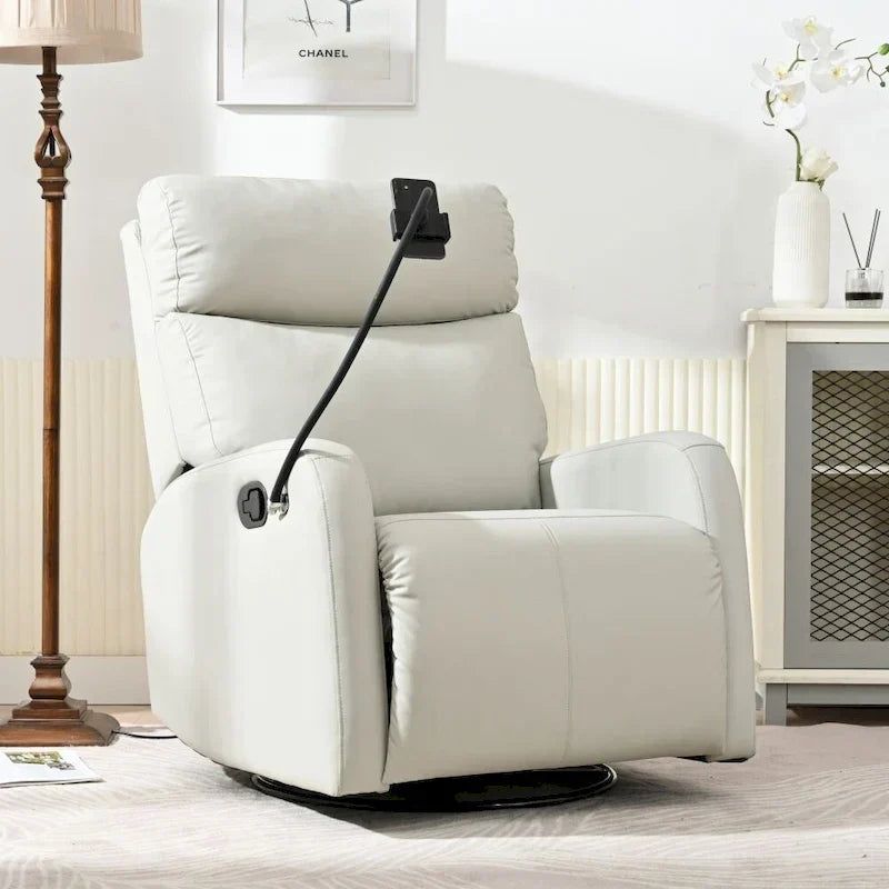 Petit Fauteuil Inclinable Pivotant à Bascule Moderne