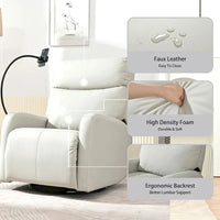 Petit Fauteuil Inclinable Pivotant à Bascule Moderne