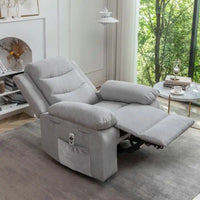 Fauteuil Inclinable Électrique GEITIN avec Fonction Massage Réglable et Système de Chauffage