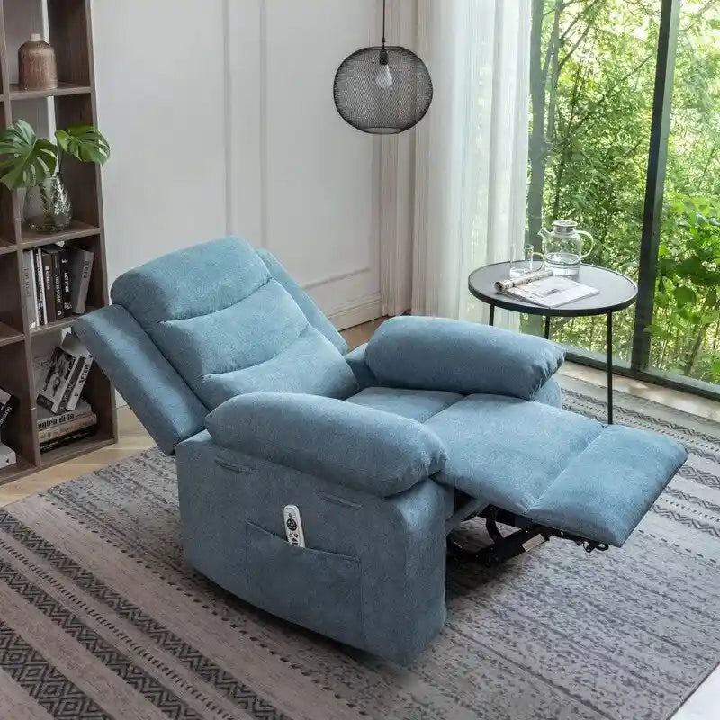 Fauteuil Inclinable Électrique GEITIN avec Fonction Massage Réglable et Système de Chauffage