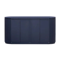Meuble de rangement vertical rayé avec poignées métalliques, réglable, adapté au bureau, à l'entrée et au salon