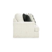 Canapé Henly 96 pouces, grandes dimensions, 4 coussins décoratifs, polyester blanc doux