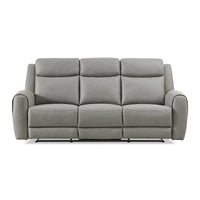 Canapé inclinable manuel transitionnel Roundhill Furniture Wesley, gris