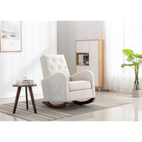 Fauteuil à bascule haut de gamme pour chambre de bébé, fauteuil rembourré