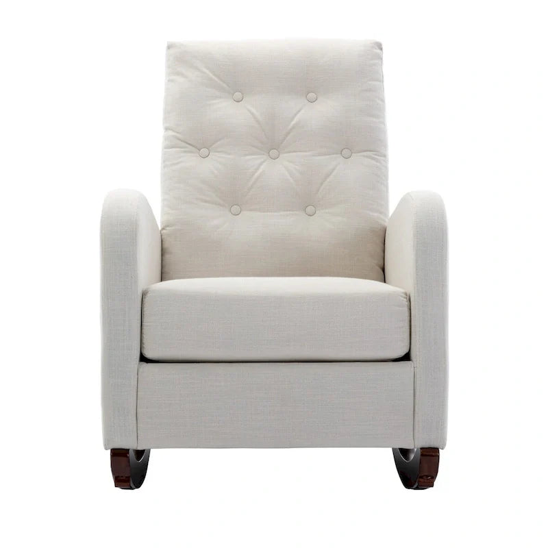 Fauteuil à bascule haut de gamme pour chambre de bébé, fauteuil rembourré