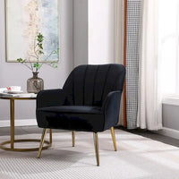 Fauteuil à accoudoirs moderne mid-century pour salon et chambre