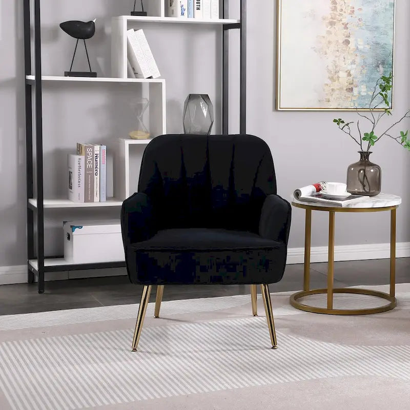 Fauteuil à accoudoirs moderne mid-century pour salon et chambre