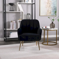 Fauteuil à accoudoirs moderne mid-century pour salon et chambre