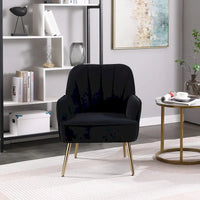 Fauteuil à accoudoirs moderne mid-century pour salon et chambre