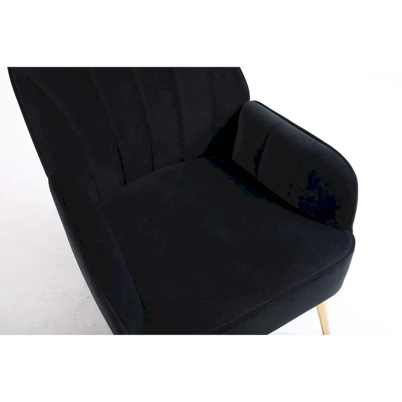 Fauteuil à accoudoirs moderne mid-century pour salon et chambre