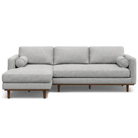 WYNDENHALL Brixley Canapé Sectionnel Gauche 259 cm Milieu de Siècle